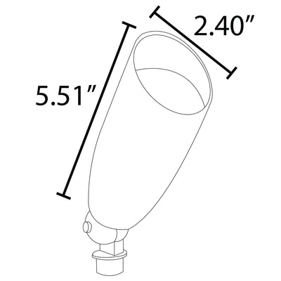 ABBA 12V 5W Aluminum LED Spot Light