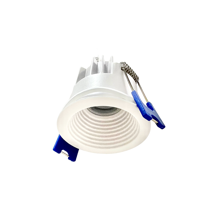 2" Deep Baffle Can-less Slim Recessed Downlight with 5CCT - White