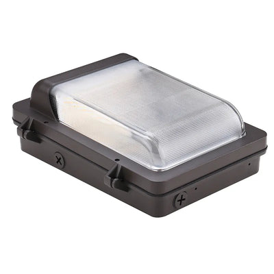 Westgate 40W Flat Wall Pack with Photocell, Glass Lens, & Vandal Screws