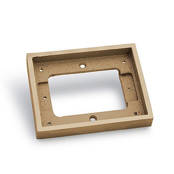 Lew Electric 1101-DBE-B One Gang Brass Tile Frame