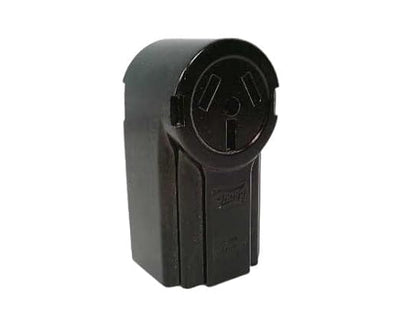Eagle Electric 112BK-BOX Heavy Duty, NEMA - 10-50R, 3 Wire, Receptacle, 125/250 VAC, Black, 50 AMP, 3 Pole