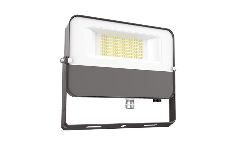 Westgate LFE-15W-40K-TR, 120V 15W Compact LED Flood Light Trunnion, UL Listed - Dark Bronze