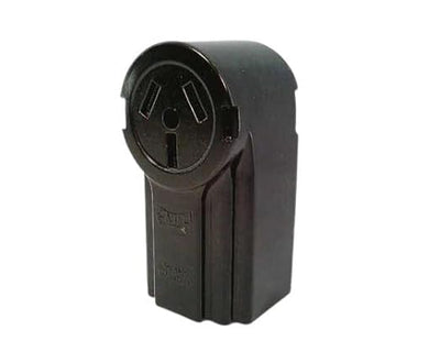 Eagle Electric 112BK-BOX Heavy Duty, NEMA - 10-50R, 3 Wire, Receptacle, 125/250 VAC, Black, 50 AMP, 3 Pole