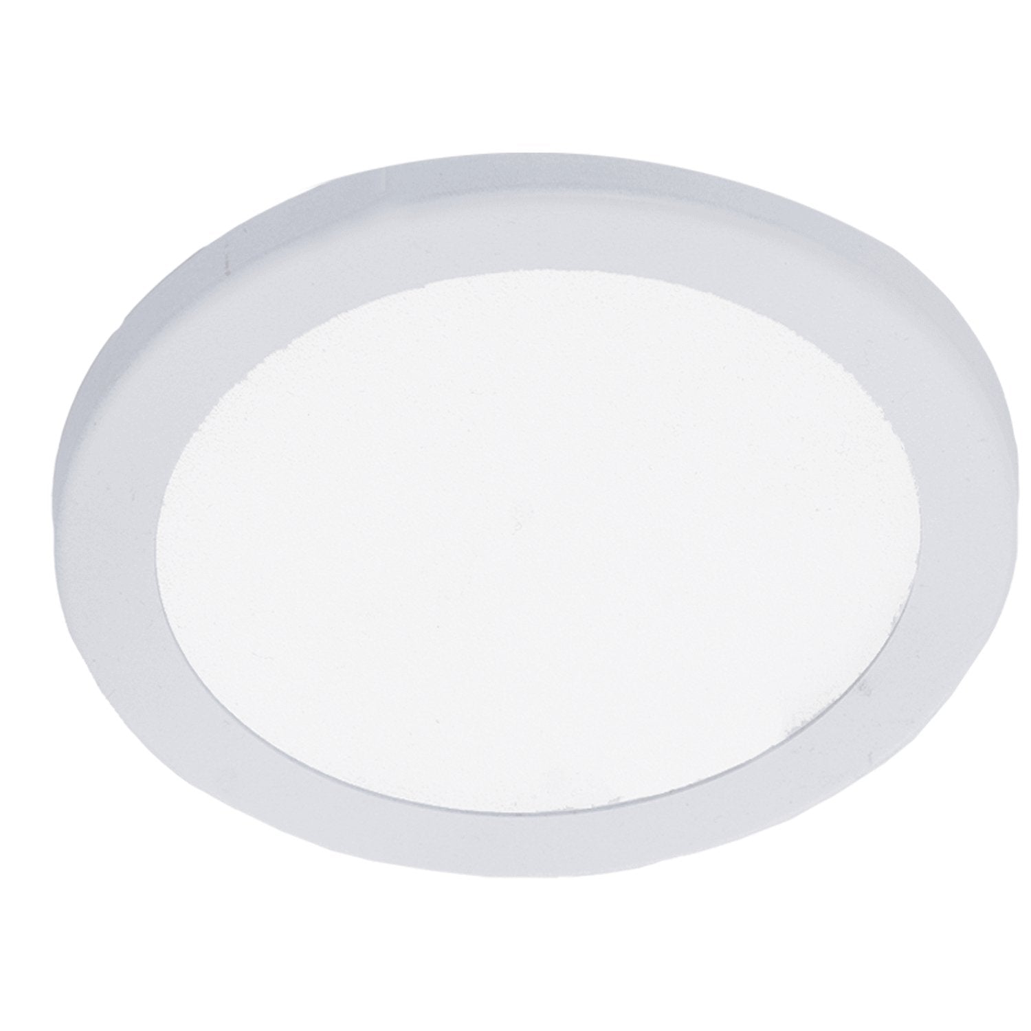 Westgate PL12R-40K-WH + PL12R-TRM-BR, 12V 3.5W 4" Round Slim LED Puck Light, 230 Lumens - White