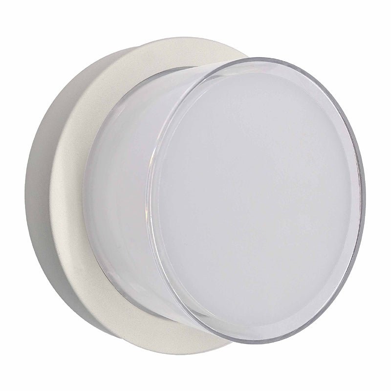 Westgate 12W, 3000K, lrs-e-mct-c90-wh-12W-30K, Round Architectural LED Wall Light with 3-Color Temperatures - White