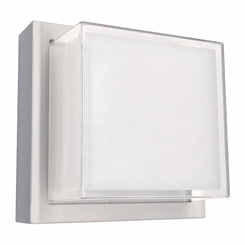 Westgate 12W, 3000K, LRS-G-MCT-C90-WH-12W-30K, Square Architectural LED Wall Light with 3-Color Temperatures - White