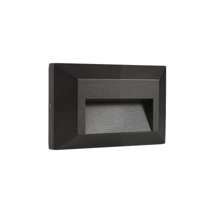 ABBA STA03 3CCT Integrated LED Edge Step Light – Black Finish