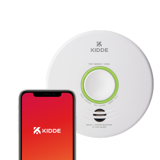 Kidde P4010ACSCO-WF Smoke + Carbon Monoxide Alarm with Smart Features 2-in-1 Wi-Fi Alarm with App