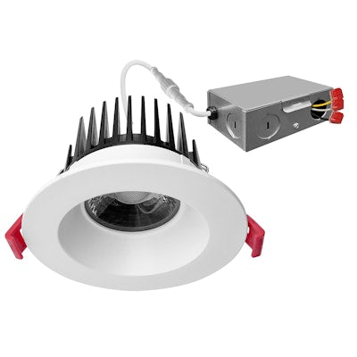 Envision LED-DLJBX-4RG-15W-5CCT-WH-R-0/10V 4" Regressed Downlight 5CCT - White