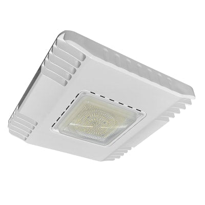 Envision LED-CP2-WH-150W-40/50K, 120-277V, Large Square Canopy Slim-Line - White