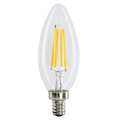 Envision LED-FLM-E12FL-4W-27K Filament E12 Candle Flame Tip