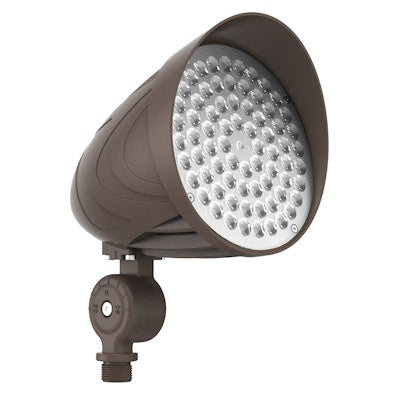 Envision LED-BLT-3P25W-TRI-BZ-KN-UNV Bullet Flood Trunnion: MAGNA-Line (Photocell Included) - Bronze