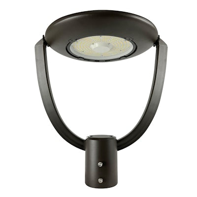 Envision LED-PST-3P75-TRI-BL-UNV-50W-30K, 120/277V, Post Top Flood Bolt-Line - Black