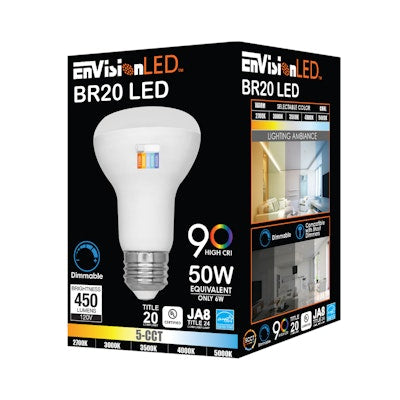 Envision LED-BR20-6W-5CCT BR Series: 5-CCT LED Bulbs