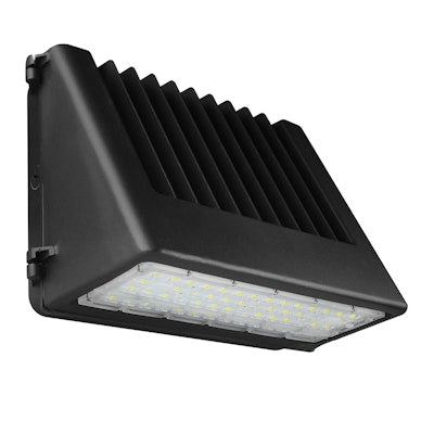 Envision LED-WPFC-5P80-TRI-BZ-HV-PC Full-Cutoff Wall Pack: FC-Line - Bronze