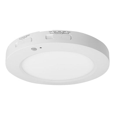 Envision LED-SLDSKR-7-13W-5CCT-WH-BMS 7" Slim-Line Surface Mount Round Bi-Level Motion Sensor - White