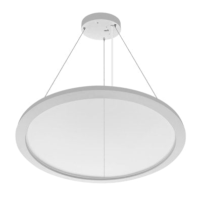 Envision LED-SRD-23-50W-UD-RTRI-WH ARCY-LINE: Architectural Circular 23" Suspended Up/Down Light - White