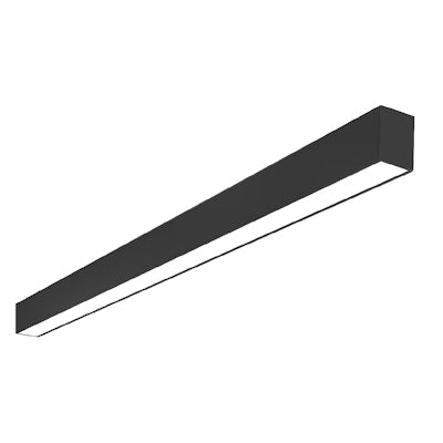 Envision LED-UDL2-4FT-3P50-5CCT-BL C-Line: 4' Suspended Linear w/ Uplight - Black