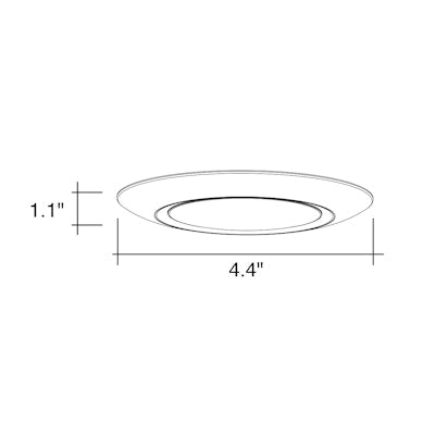 Envision 10W 4" Cusp Disk LED CCT Selectable