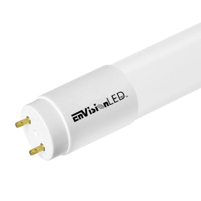 Envision LED-T8-DF-GL-4FT-18W-50K 4 FT T8 Glass + PC Coating TRIPLE FIT Ballast, or AC Direct Single/Double, Frosted Lens (30 Pack)