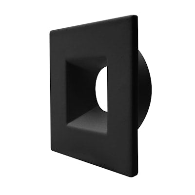 Envision DLJBX-1-TRIM-BLK-SQ 1" Black Square Smooth Trim