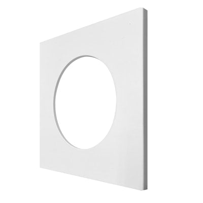 Envision DLJBX-2-TRIM-WH-S-SQ 2" White Smooth Square Trim