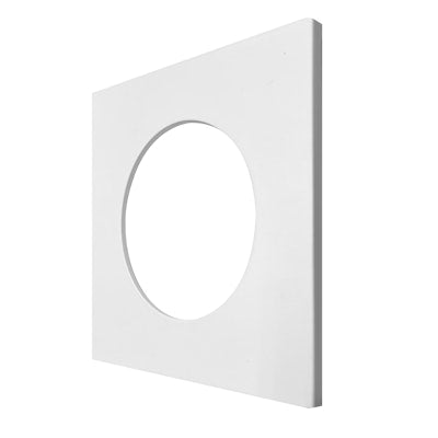 Envision DLJBX-ADJ-3-TRIM-WH-SQ 3" Gimbal Square Trim White Finish