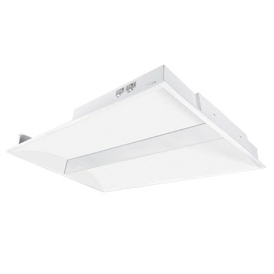 Envision LED-CBT-TL-2X4-3P50-4CCT-35W-30K, 120/277V, 2x4 LED Center Basket Thin LuxLume Troffer - White