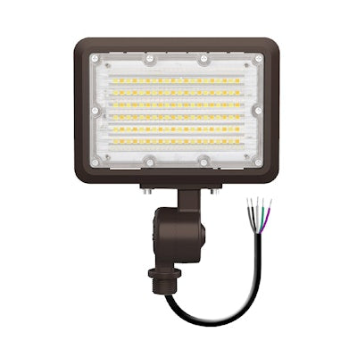 Envision LED-FL-30W-TRI-BZ-KNYK-PC, 120-277V, Mini Area Floodlights XS-Line - Bronze