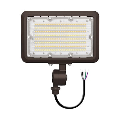 Envision LED-FL-3P60-TRI-BZ-KNYK-PC, 120-277V, Mini Area Floodlights XS-Line - Bronze