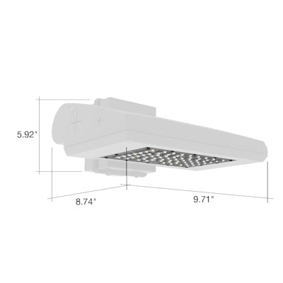 Envision LED-WPFC-ARC-3P65-TRI-WH-PC-30W-40K, 120-347V, Full Cut Off Wall Packs ARCY-Line - White