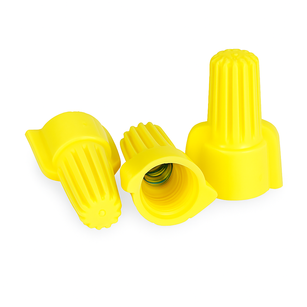 Yellow Twist-On Winged Wire Connecters- 500 Pack