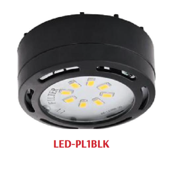 Westgate LED-PL1BLK 120V LED 1-Pack Puck Light - Black
