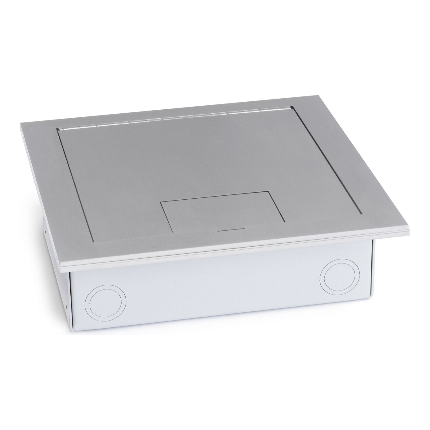 Lew Electric 2200-SS Recessed Floor Box for Concrete, Raised or Wood Floor 2 Gang-stainless