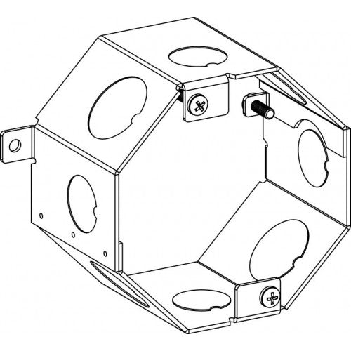 Orbit 25CB Concrete Box 2-1/2" Deep - Galvanized