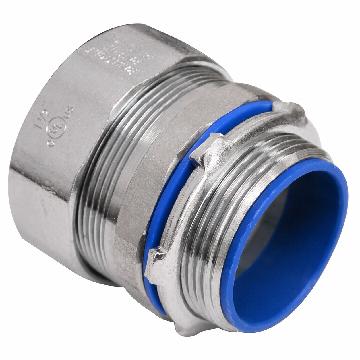 Malibu Knecht™ Steel Rigid Insulated Threadless Compression Connector – Multiple Sizes