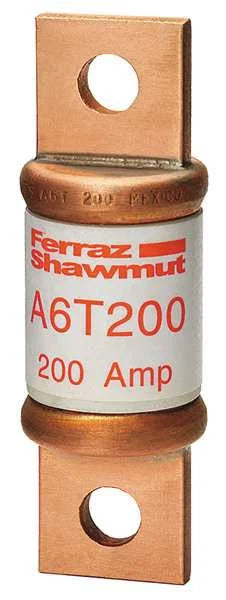 Mersen A6T200 TJS200 Fuse Amp-Trap® 600V 600-Amp Fast-Acting Class T A6T Series