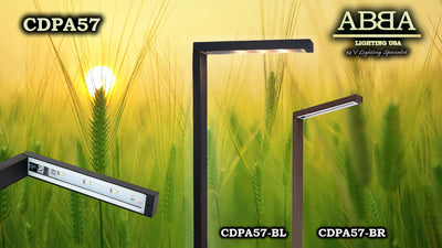 ABBA 3W 12V 20" Aluminum Modern LED Bollard Path Light - Warm White, 3000K