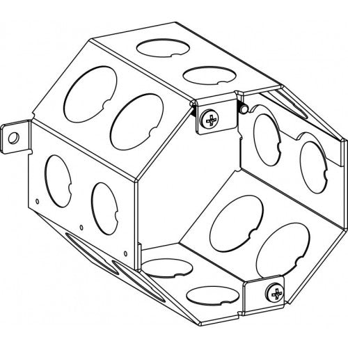 Orbit 35CB Concrete Box 3-1/2" Deep - Galvanized