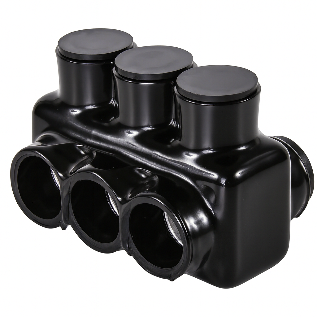 Malibu Knecht™ IC-3-1/0 Three-Port Multi-Cable Insulated Connector for 1/0