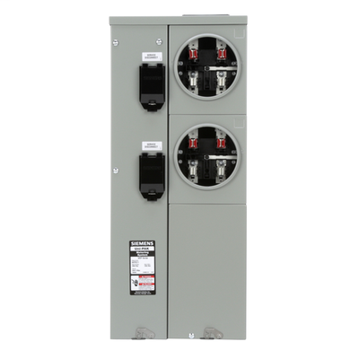 Siemens WEP2211 Uni-PAK Metering Panel – 2-Gang, 200A, Ring-Type, EUSERC Rated