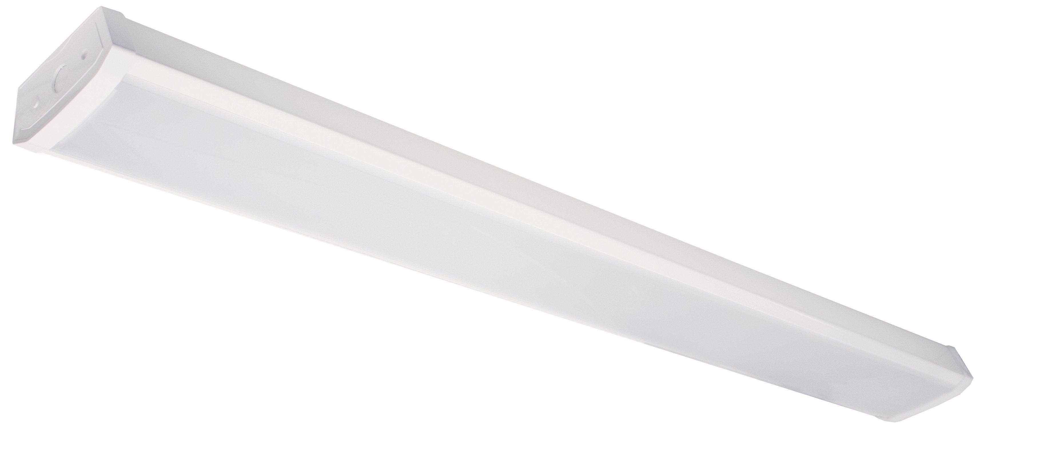 Westgate 40W, 3000K, WAE-4FT-MCT-DD, 4 ft. CCT Adjustable LED Economy Wrap-Around Fixture - 0-10V & TRIAC Dimming - White