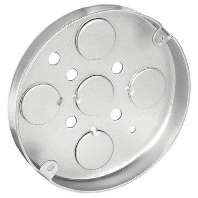 4" Round Metal Ceiling Pancake Box, 1/2" Deep - Sonic Electric