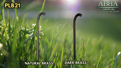 Integrated 3W Brass LED "U" Path Light