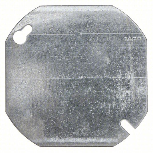 4" Flat Blank Octagonal Cover