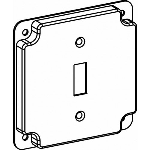 4" Square Toggle Switch Industrial Cover