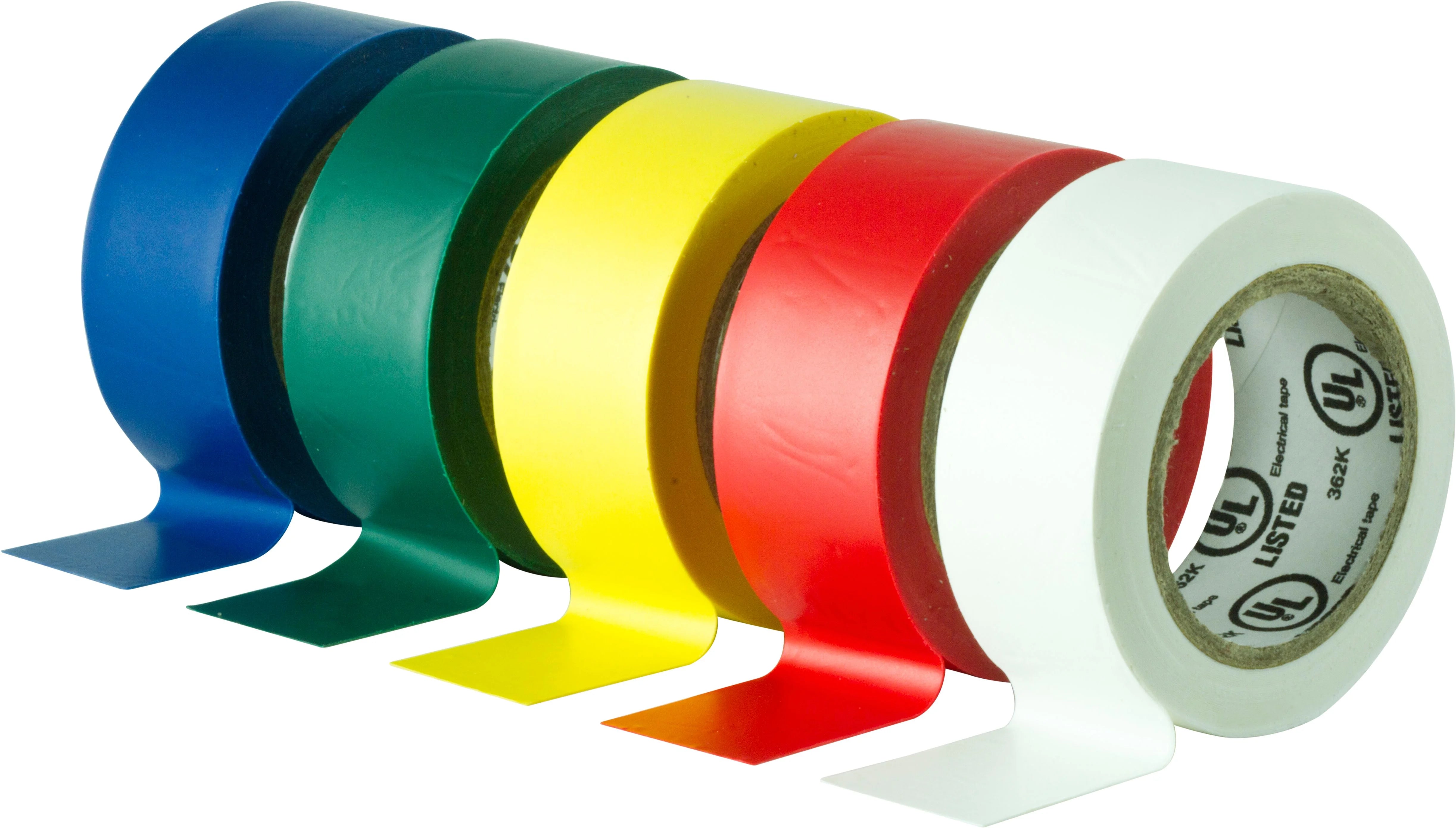 3/4" x 60 ft Electrical Vinyl Tape, Multiple Colors