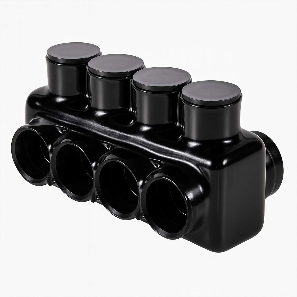 Malibu Knecht™ IC-4 Four-Port Multi-Cable Insulated Connector - Multiple Wire Ranges