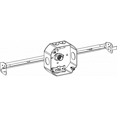 Orbit 4RB-NM-BHA 4" Octagon Steel NM Box 1-1/2" On Adjustable Bracket