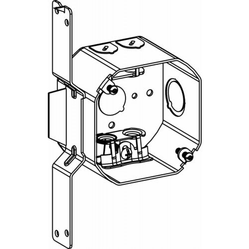 Orbit 4RDB-MC-FB 4" Octagon Steel MC Box 2-1/8" With FB Bracket